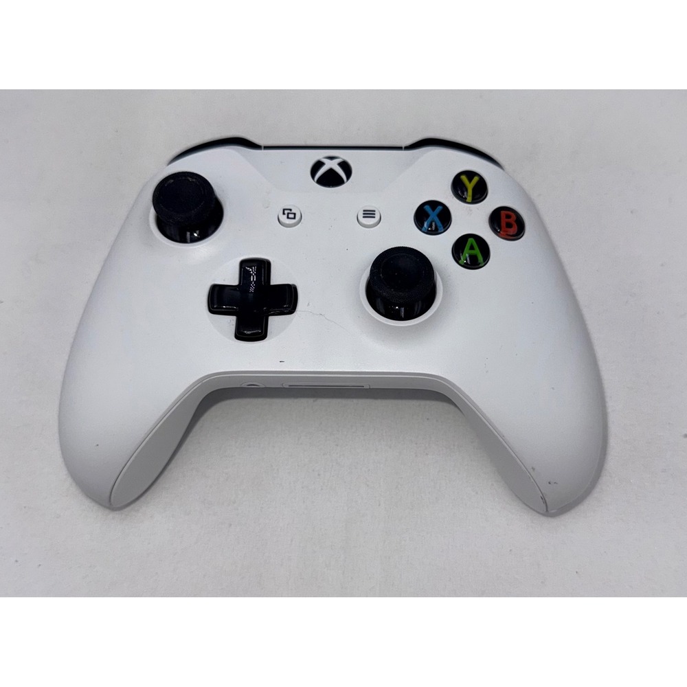 Microsoft Xbox One Wireless Controller Model 1708 White Fair Missing Back Cover